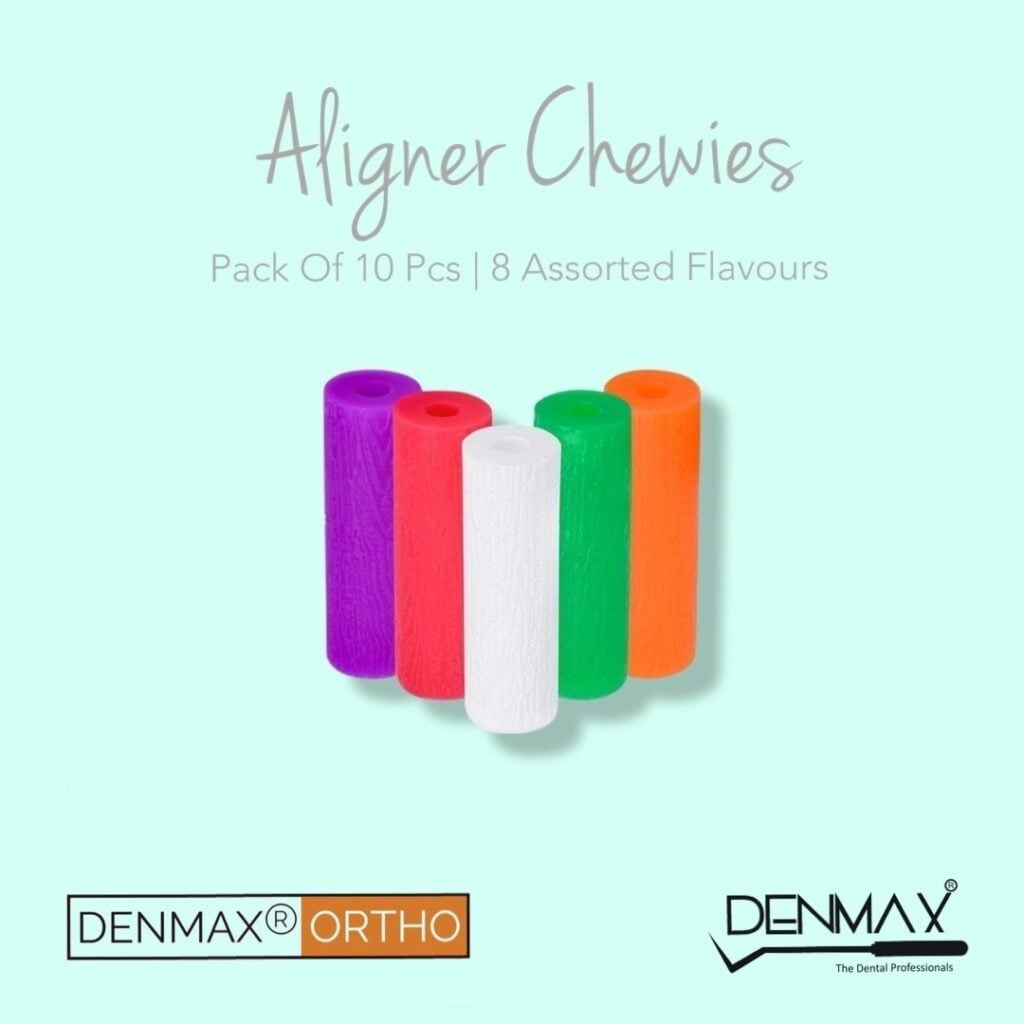 12 Pièces Chewies Orthodontiques AZDENT Pour Aligneurs Invisalign - Gel De Silice Vert - Neuf