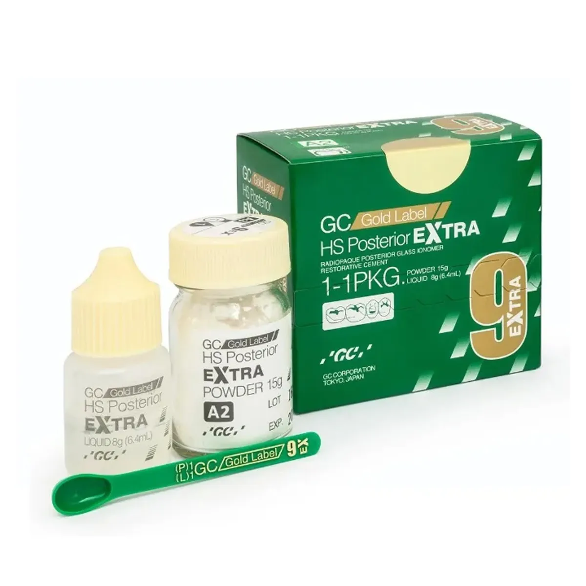GC FujiCem Evolve Glass Luting Permanent Cement - Dental Syringe (9.2g) By WholeDent