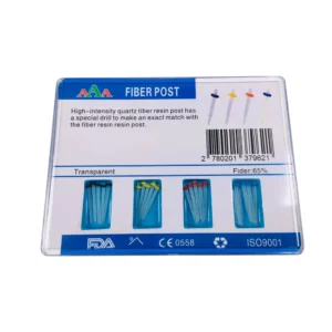 AAA Dental Fiber Post Kit (Pack of 20 Posts + 4 Drills)