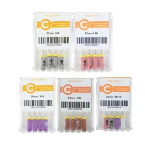 Waldent C Files 25mm (Pack of 4)