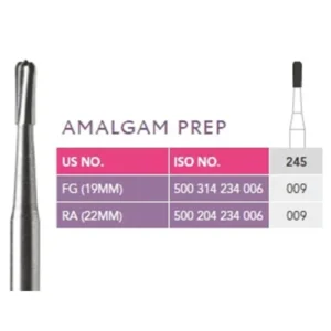 Prima Dental Amalgam Prep Bur (Pack of 10)